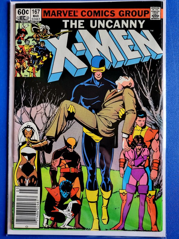 X-Men #167 newstand edition (1983)