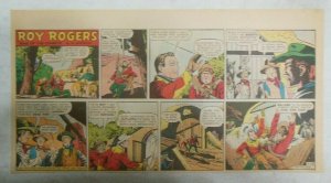 Roy Rogers Sunday Page by Al McKimson from 11/23/1952 Size 7.5 x 15 inches