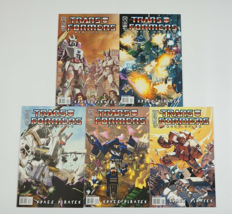 Transformers: Best of UK - Space Pirates #1-5 VF/NM complete series simon furman 