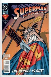 Superman The Man of Steel #44 (DC, 1995) VF/NM