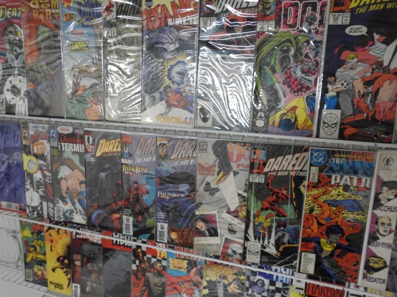 Huge Lot 114 Comics W/ Defenders, Daredevil, Deathstroke+ Avg VF- Condition!!