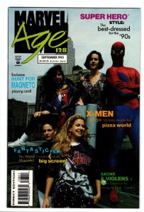 Marvel Age #128 - Wolverine vs Sabertooth - Spider-man - no cover - 1993 - NM 