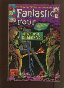 Fantastic Four #37 - 1st App of Anelle! (4.5/5.0) 1965