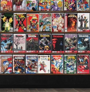 Huge Lot 150+ Comics with Wonder Woman, Wolverine, Savage Wolverine & More!