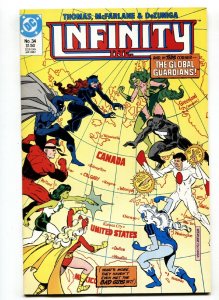 Infinity Inc. #34 First appearance of ICICLE (Cameron Mahkent) Todd McFarlane