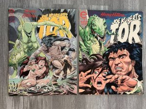 1993 JOE KUBERT'S TOR Heavy Hitters #2 & 3 FVF/VF- Epic Comics LOT of 2