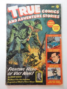 True Comics and Adventure Stories #1 Solid VG Condition! Great Read!