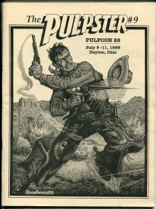 Pulpster #9 1999-PulpCon 28 Program Book-Pete Rice cover-pulp info-FN