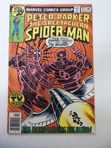 The Spectacular Spider-Man #27 (1979) VG/FN Condition rusty top staple