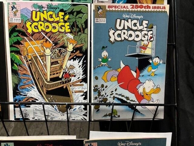 WALT DISNEY UNCLE SCROOGE Lot 28 diff 243 (1st Disney)-272 most FINE or Better