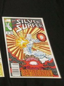 SILVER SURFER 3PC (VF) THE DEFENDERS, DR STRANGE, HULK, NAMOR 1991-92
