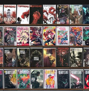 Huge Lot 150+ Comics with Spread, Saga, The Amazing Spider-Man & More!