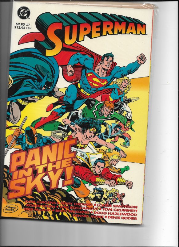 Superman Panic in the Sky NM Trade paper back