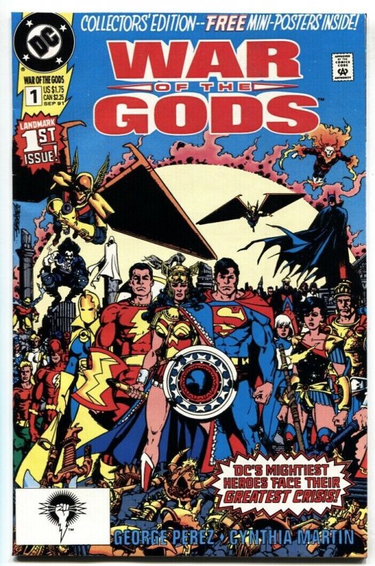 War of the Gods #1 1991 1st full CIRCE-Includes posters - VF/NM 