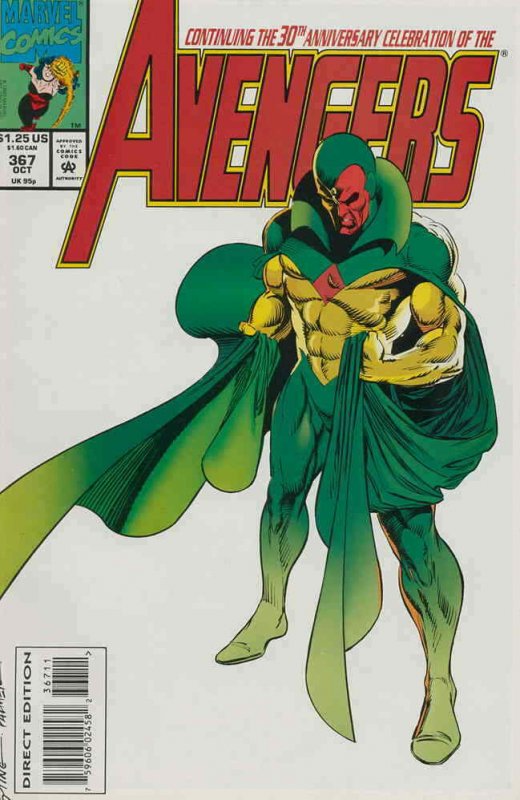 Avengers, The #367 VF/NM; Marvel | save on shipping - details inside