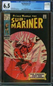 Sub-Mariner #11 (1969) CGC 6.5 FN+