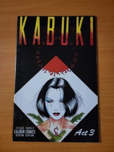 Kabuki: Circle of Blood #3 Error Variant ~ FN VERY FINE VF ~ 1995 Caliber Comics