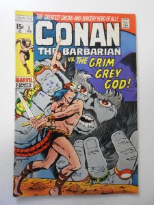 Conan the Barbarian #3 (1971) GD/VG Cond moisture stain, tape pull bc, ink fc