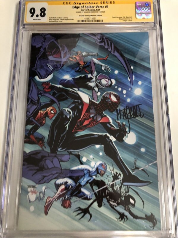 Edge Of Spider-Verse # 1 (CGC 9.8 SS) Signed Mahmud Asrar  * Census = 2 * Marvel