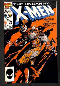 Uncanny X-Men #212 VF- 7.5