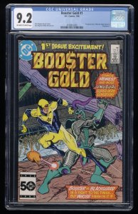 Booster Gold #1 CGC NM- 9.2 Off White to White 1st Appearance Skeets!