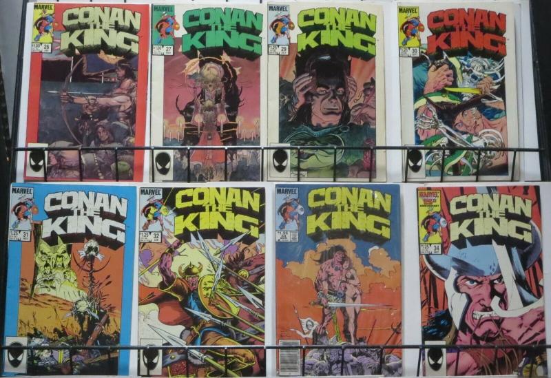 KING CONAN COLLECTION! (Marvel, 1980) 24 ISSUES! Thomas! Buscema! CROMM!
