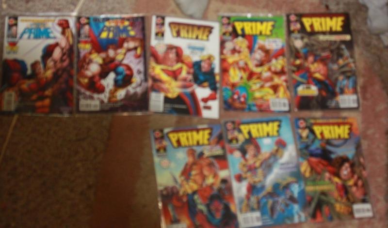 Power of Prime  LOT 8 issues  #1 2 3 4 5 6 8 15 Malibu  ultraverse