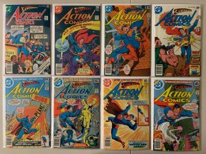 Action Comics lot #474-524 26 diff avg 6.0 (1977-81)