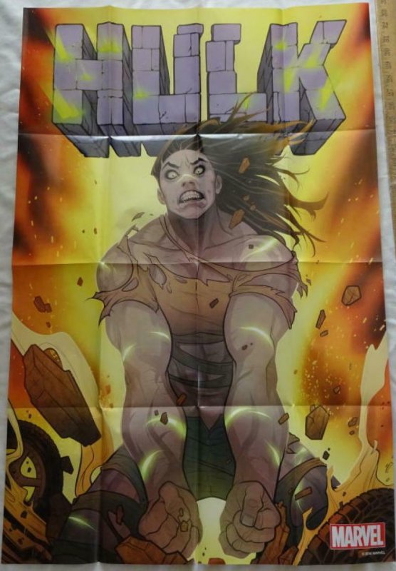 HULK Promo Poster, 24 x 36, 2016, MARVEL, Unused more in our store 165