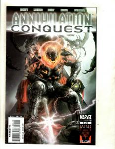 Lot Of 7 Annihilation Conquest Marvel Comic Books # 1 2 3 4 5 6 + Prologue SM8