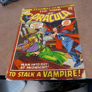 Tomb of Dracula #3 marvel 1972 1st appearance of Rachel Van Helsing & Taj Nital