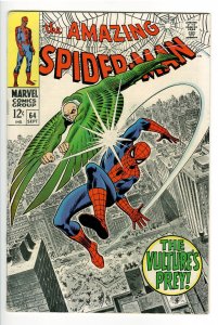 AMAZING SPIDERMAN 64 F- 5.5  VULTURE (OTTAWA COLLECTION)