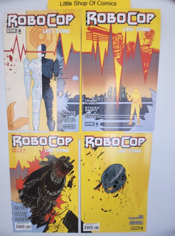 Robocop Last Stand #1-8 Complete Set Frank Miller 2013 Boom! Studios