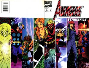 Avengers Strike File #1 (Newsstand) FN ; Marvel