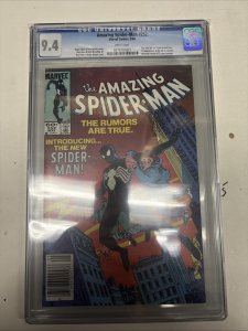 Amazing Spider-Man (1984) # 252 (CGC 9.4) Newsstand | 1st Black Costume