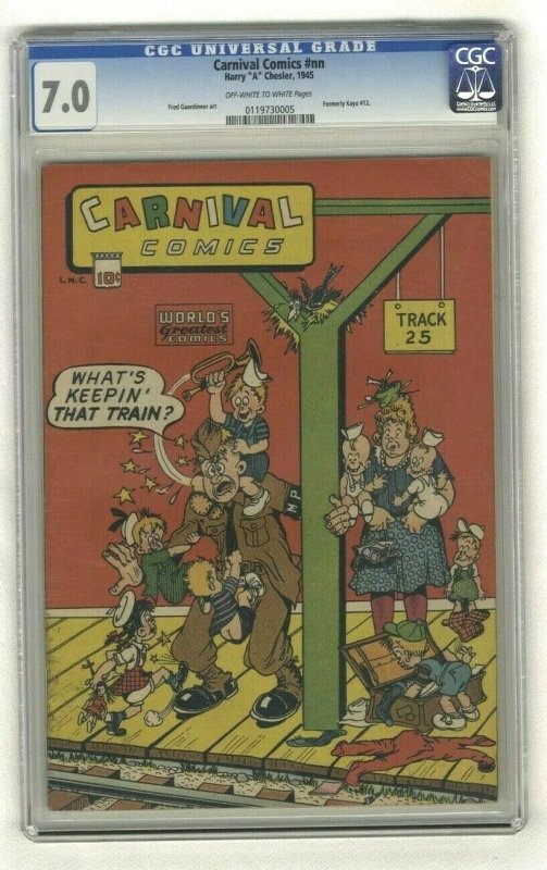Carnival Comics #nn - CGC 7.0 - Harry A Chesler - 1945 - Fred Guardineer Art!