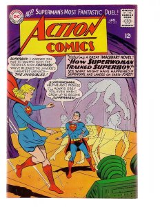 ACTION COMICS #332 1966-SUPERMAN-DC COMICS SUPERGIRL VF