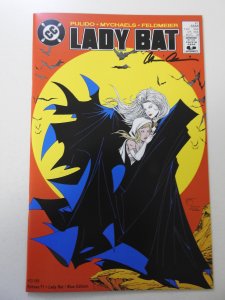 Lady Death Echoes #1 Lady Bat / Blue Edition NM- Condition! Signed W/ COA!