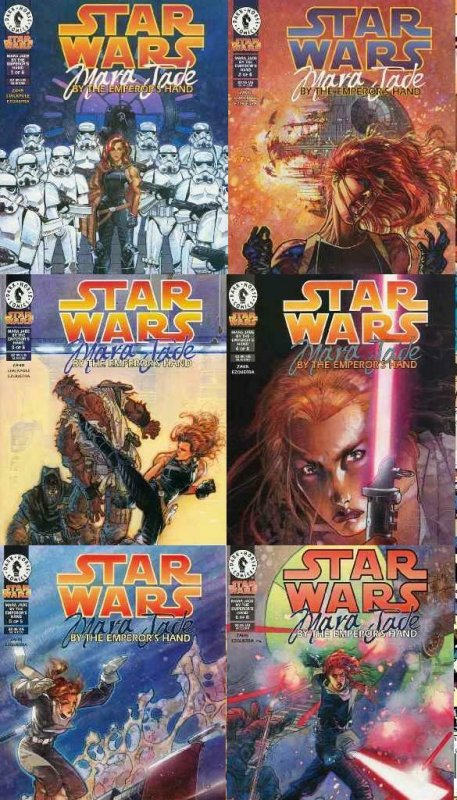 STAR WARS MARA JADE BY THE EMPERORS HAND (1998 DH) 1-6