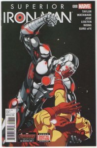 Superior Iron Man #8 (2015)  NM+ to NM/M  original owner