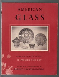 American Glass 1974-Pyne-history of American pressed & cut glass-G/VG