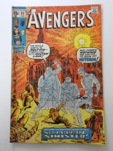The Avengers #85 (1971) vs The Squadron Sinister! Solid VG Condition!