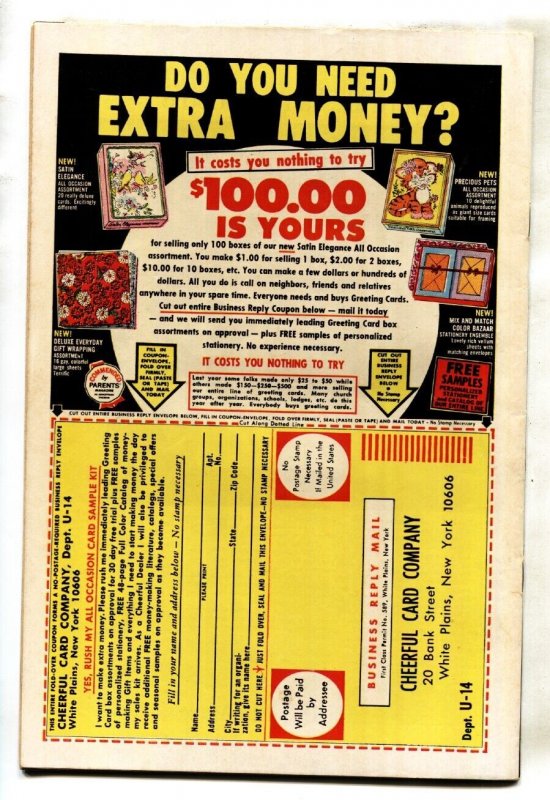 SECRET HEARTS #134 --Reach for Happiness-- comic book--1969--DC --ROMANCE