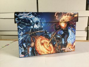 Comic Book Short Box With Lid Ghost Rider Graphic Marvel