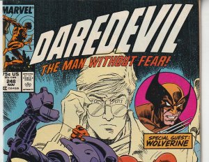 Daredevil(vol. 1)# 248  Enter: Wolverine and 1st Appearance of Bushwacker