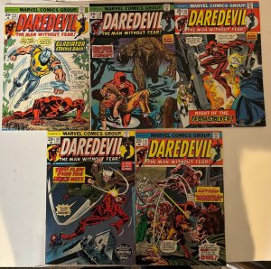 *Daredevil Marvel 113fn*, 114nm-*, 115nm-*, 116vf*, 117fn*