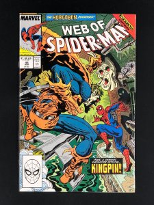 Web of Spider-Man #48 (1989) NM Hobgoblin Possessed! Kingpin