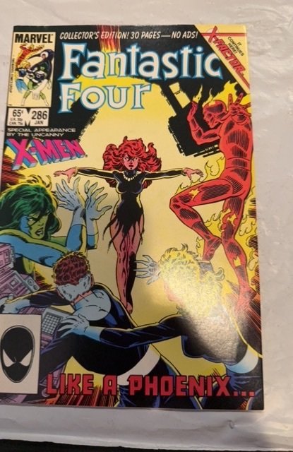 Fantastic Four #286 (1986) Like A Phoenix- Jean grey returns