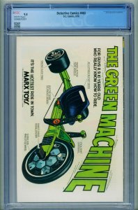 DETECTIVE COMICS #463 CGC 9.4-1st BLACK SPIDER/CALCULATOR 4346835001