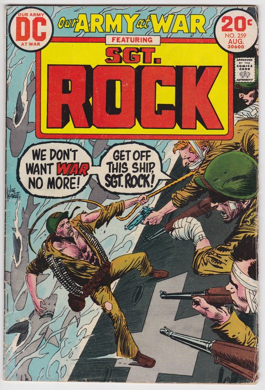 Our Army at War #259 (Aug 1973) 4.5 VG+ DC